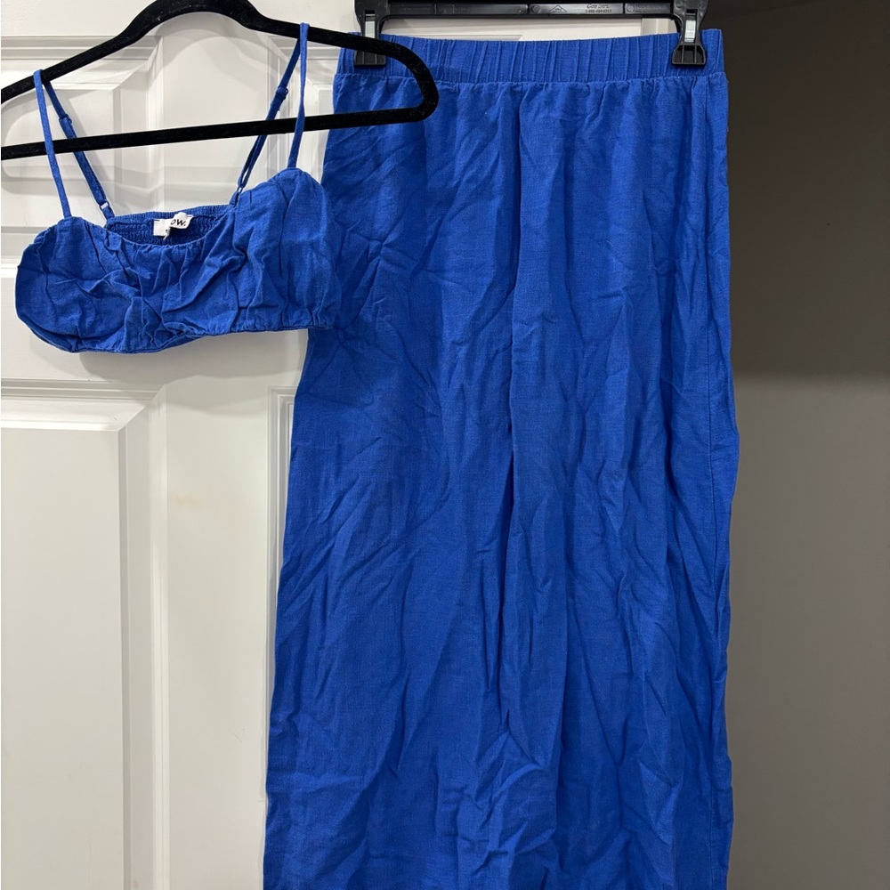 Blue Two-Piece Set